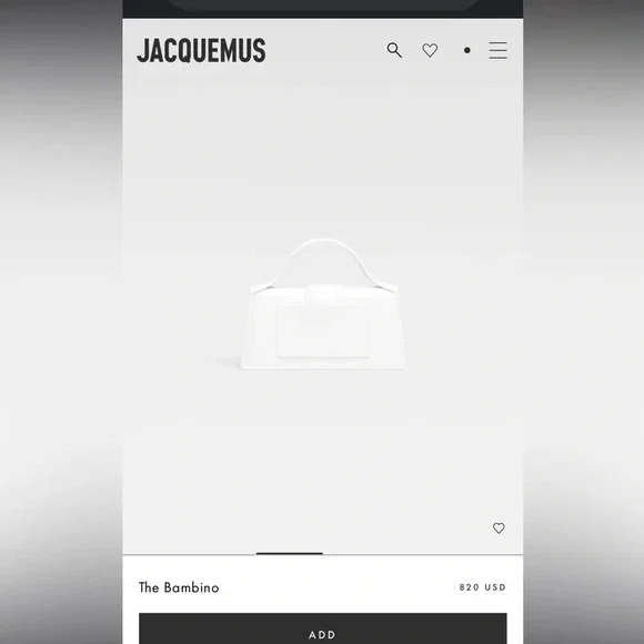 Jacquemus Le bambino white with tags and dustbag - Picture 2 of 10